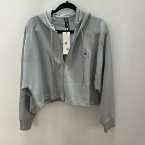 Stella McCartney for Adidas cropped hoodie. With tags. Size S